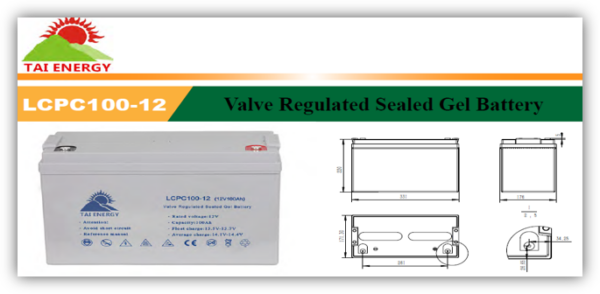BATERIAS DE GEL  12V / 100AH  / TAI ENERGY - Image 3