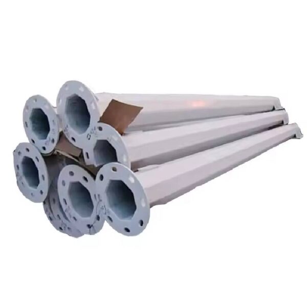 SOPORTE DE 12M DE ALTURA EN ACERO GALVANIZADO Y ARENADO
