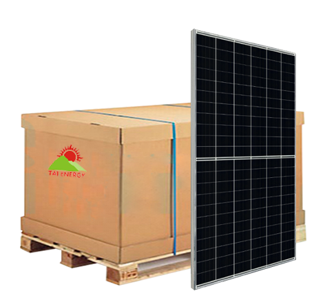 Pallet de Paneles Fotovoltaicos Monocristalinos Bifaciales N-Top Con 590W TAI ENERGY